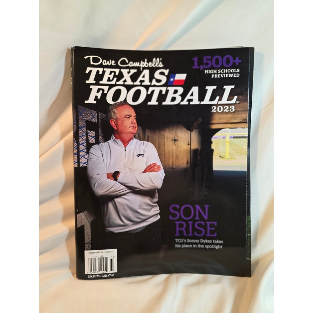 Dave Campbell's Texas Football 2023 Magazine Sonny Dykes TCU Cover Preview